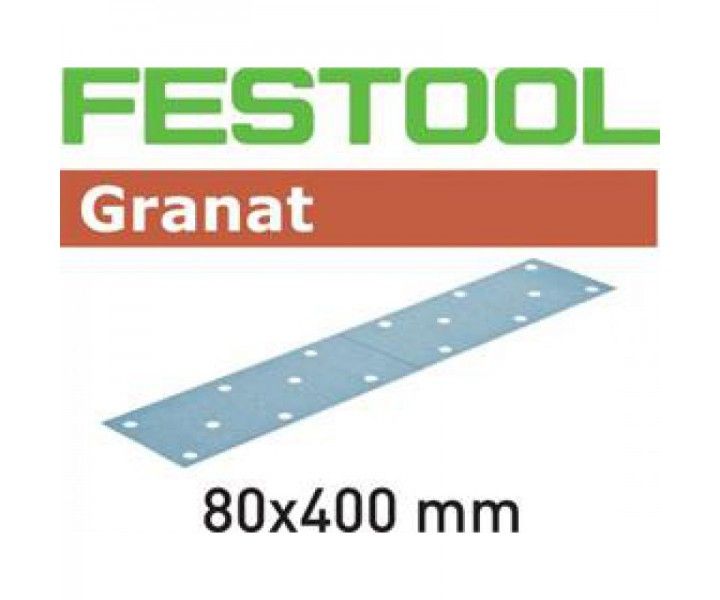 Фото Материал шлифовальный Festool Granat P 240, компл. из 50 шт. STF 80X400 P 240 GR 50X в интернет-магазине ToolHaus.ru