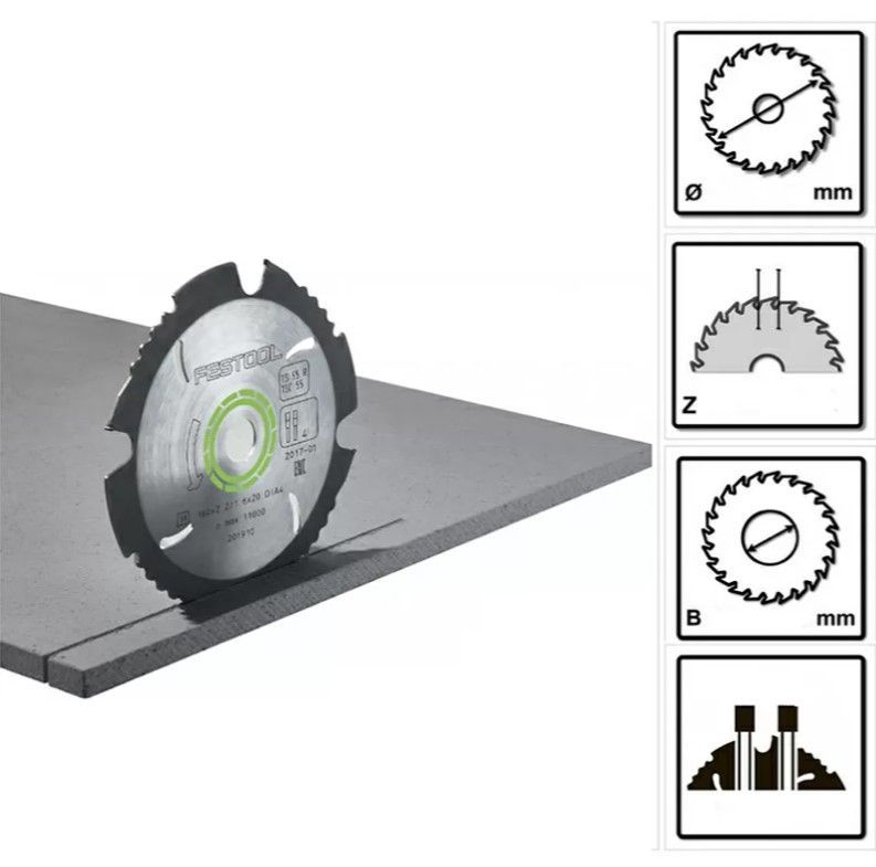 Фото Пильные диски Festool с алмазным зубом в интернет-магазине ToolHaus.ru