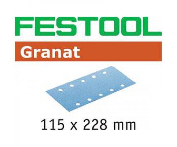 Фото Материал шлифовальный Festool Granat P 400, компл. из 100 шт. STF 115X228 P400 GR 100X в интернет-магазине ToolHaus.ru